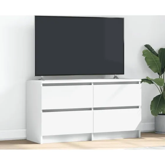 vidaXL tv-bord 100x35x54 cm konstrueret træ hvid