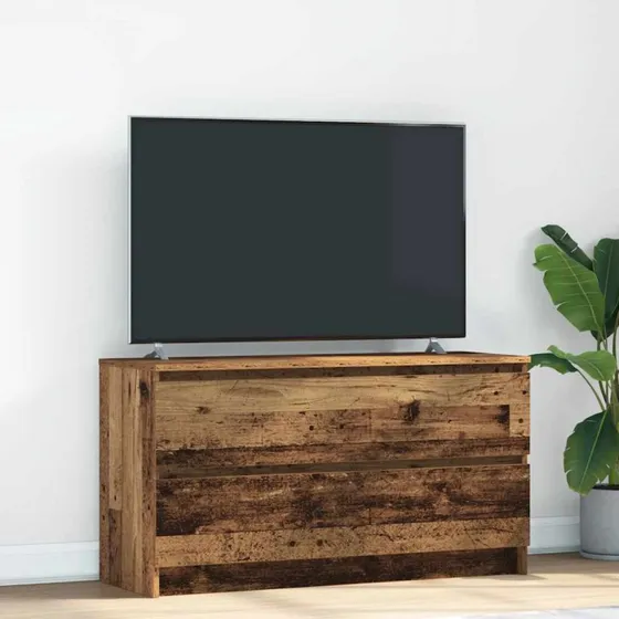 vidaXL tv-bord 100x35x54 cm konstrueret træ røget egetræsfarve