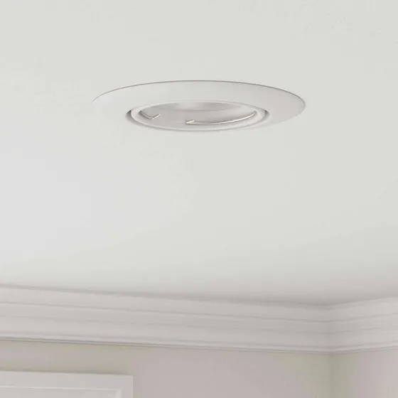 vidaXL 24 stk Hvid Indbyggede Spotlight 9 x 9 cm Metal GU10