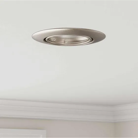 vidaXL 24 stk Sølv Metal Indbyggede Spotlights 9 x 9 cm