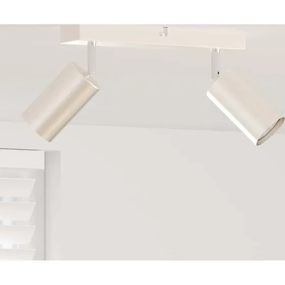 vidaXL Loftsspot Børstet Nikkel 26 x 5,5 x 16,5 cm Stål