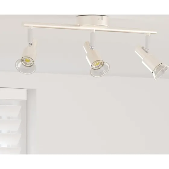vidaXL Loftsspot Børstet Nikkel 39 x 10,5 x 10,5 cm Stål