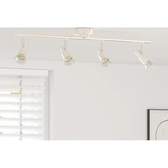 vidaXL Loftsspot Børstet Nikkel 70 x 9 x 12,5 cm Stål