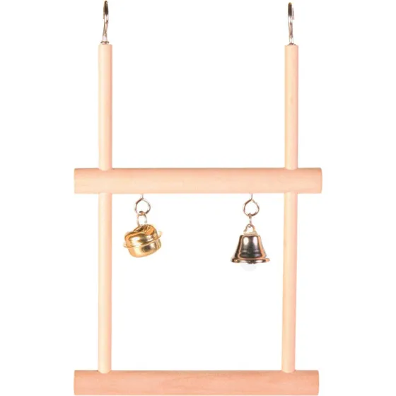 Trixie Dobbelt trægynge med 2 klokker 12,5x20 cm