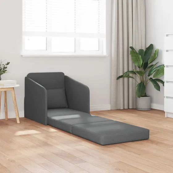 vidaXL Sovesofa Mørkegrå 65 x 80 x 83 cm Stof