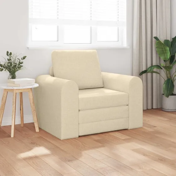 vidaXL Sovesofa Creme 98 x 71 x 83 cm