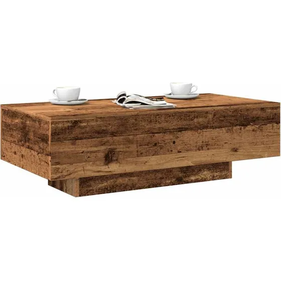 vidaXL Sofabord 100x49,5x31 cm Konstrueret Træ Antikt Træ