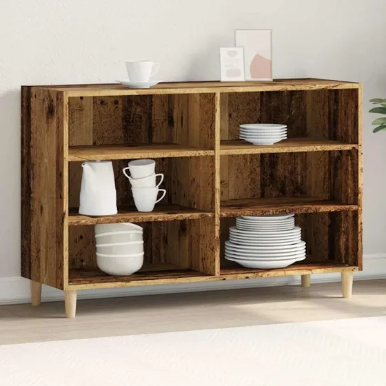 vidaXL Skænk 103,5x35x70 cm Konstrueret Træ Antikt Træ