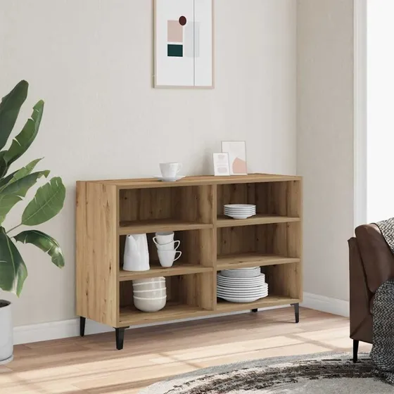 vidaXL Skænk 103,5x35x70 cm Konstrueret Træ