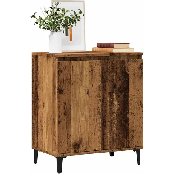 vidaXL Skænk 60x35x70 cm Konstrueret Træ Antikt Træ