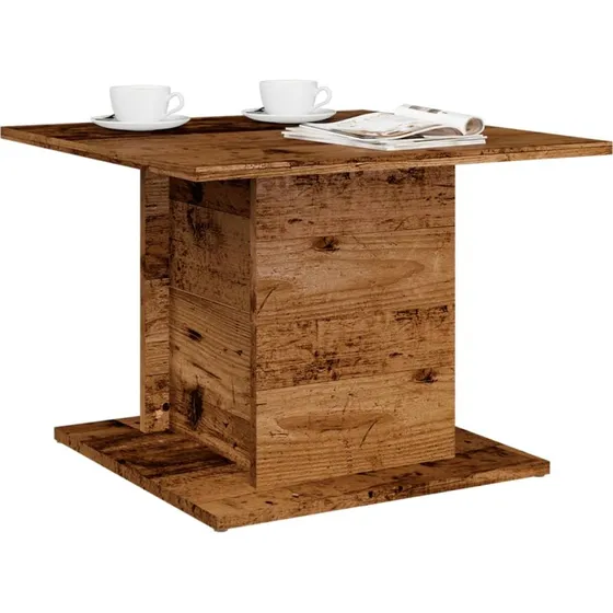 vidaXL Antikt Trælook Sofabord 55,5x55,5x40 cm