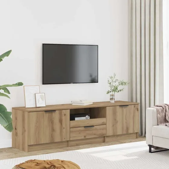vidaXL Håndlavet TV-skab 140x35x40 cm konstrueret træ