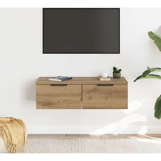 vidaXL Vægskab 68x30x20 cm Konstrueret Træ Kunsteg