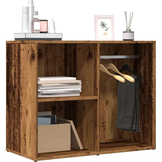 vidaXL Skab 80x40x65 cm Konstrueret Træ Gammelt Træ-look