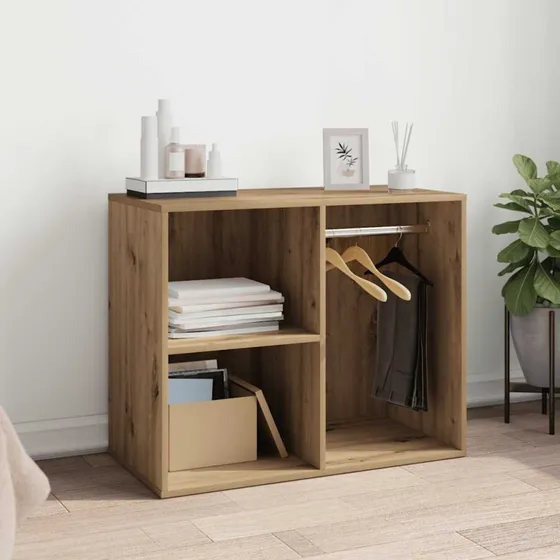 vidaXL Skab 80x40x65 cm i hvidt konstrueret træ