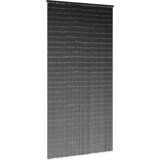 vidaXL Insektgardin Bambus 100x200 cm Mørkegrå