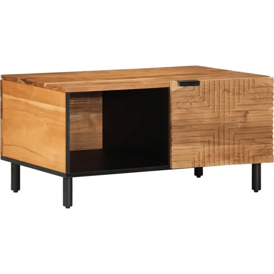 vidaXL Sofabord 80x50x40 cm massivt akacietræ