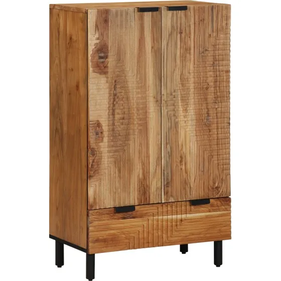 Akacietræ Highboard Brun 60x33x100 cm