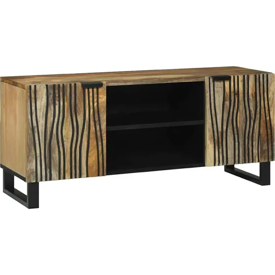 vidaXL TV-enhed Brun 105 x 33 x 46 cm Konstrueret træ