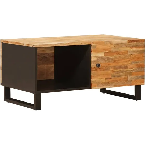 vidaXL Sofabord Brun 80 x 50 x 40 cm Massivt Mangotræ