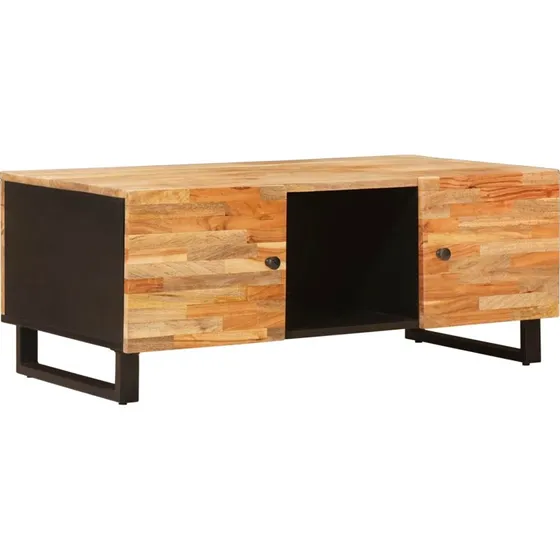 vidaXL Sofabord Brun 100 x 54 x 40 cm Massivt Mangotræ