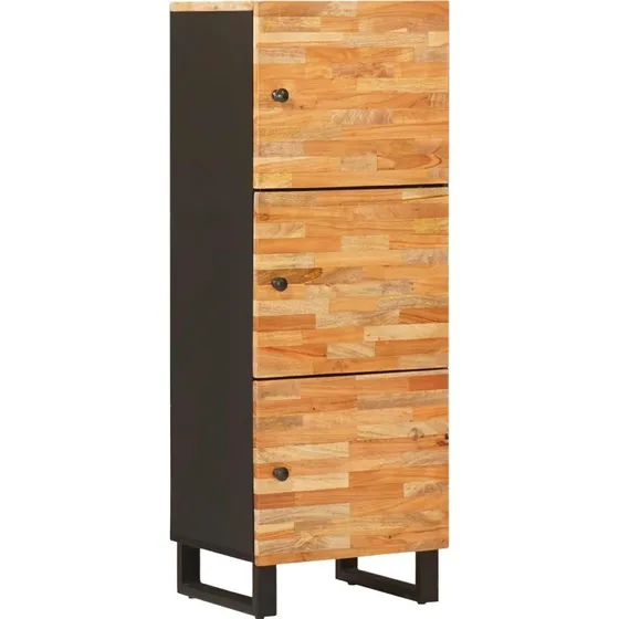 vidaXL Opbevarings Skab Brun 40 x 33 x 110 cm Massivt Mangotræ