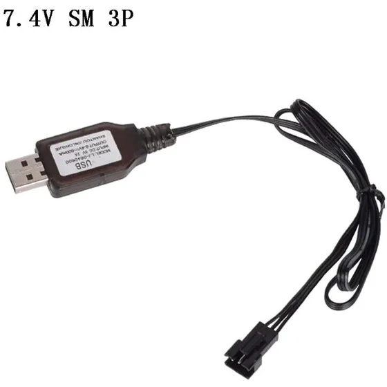 GGL 6,4/7,4V 500mA USB-oplader til Li-ion SM-3P (RC)