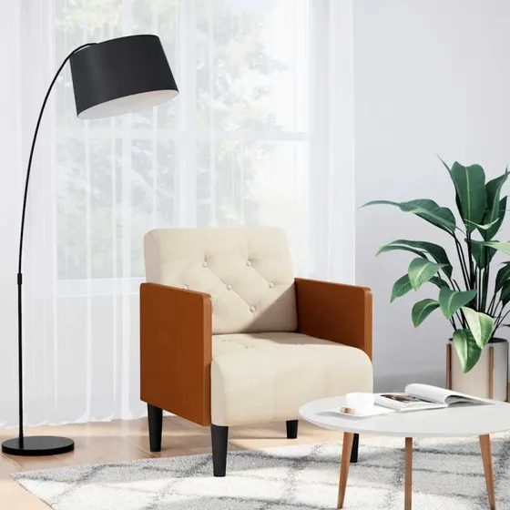 vidaXL Sofastol med Armlæn 55 cm i Hør