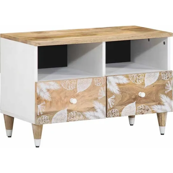 Mangotræ Tv-Bord 70x33,5x46 cm