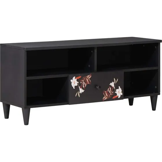 vidaXL Opbevaringsskabe 100 x 33,5 x 46 cm, Massivt Mangotræ, Flerfarvet