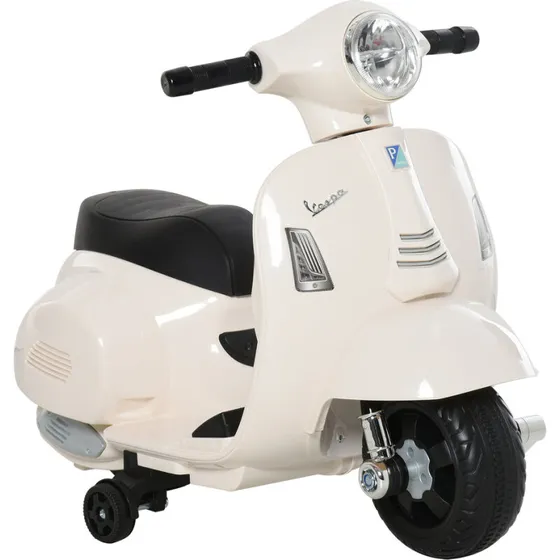 Vespa elektrisk børnemotorcykel, hvid – 18-36 mdr