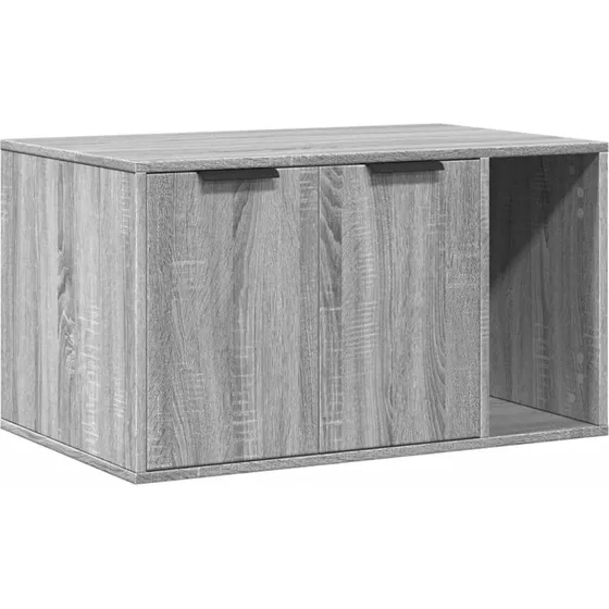 vidaXL Toiletskjuler Kattebakke 80x50x45 cm Grå Sonoma
