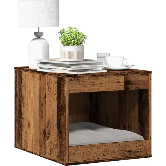vidaXL Toiletskjul Kattebakke 47x59x42 cm Konstrueret Træ Gammelt Eg