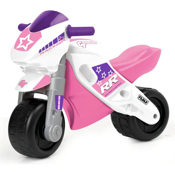 Feber Motofeber 2 Racing løbecykel m. hjelm, pink