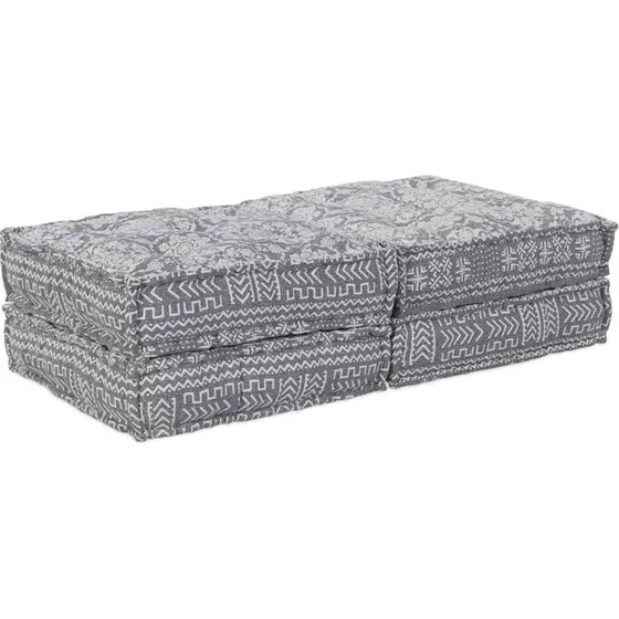 vidaXL Modulssofa 2 stk Lysegrå 140 x 70 x 36 cm Stof