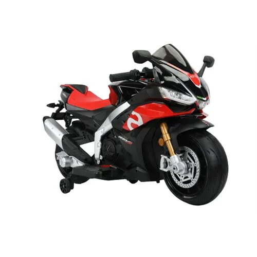 Aprilia RS V4 12V el-motorcykel til børn – sort