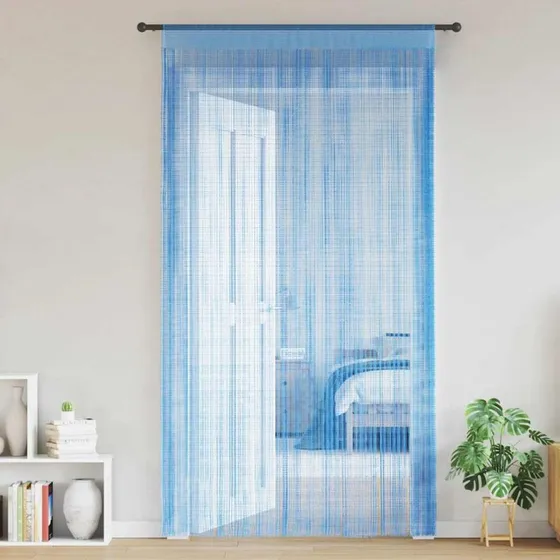 vidaXL Trådgardiner 2 stk. 140x250 cm lyseblå