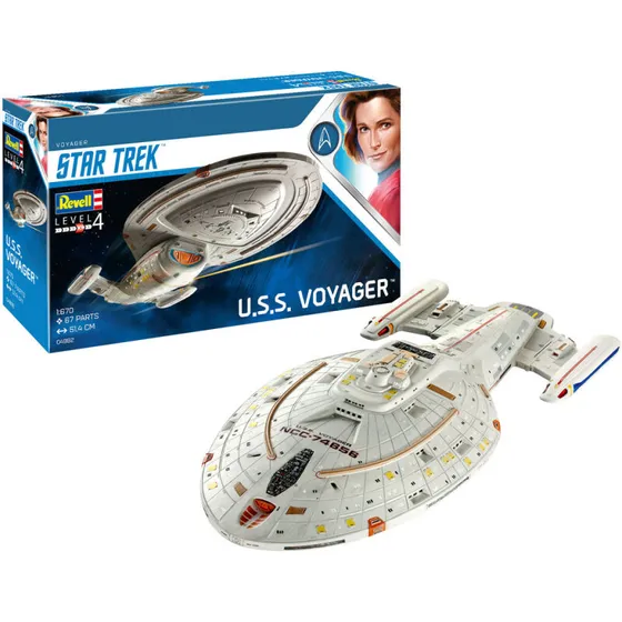 U.S.S. Voyager 1:670 plastbyggesæt - Sci‑Fi rumskib