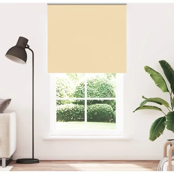 vidaXL Rullegardin Mørklægning 130x210 cm, 126,6 cm Stofbredde, Polyester