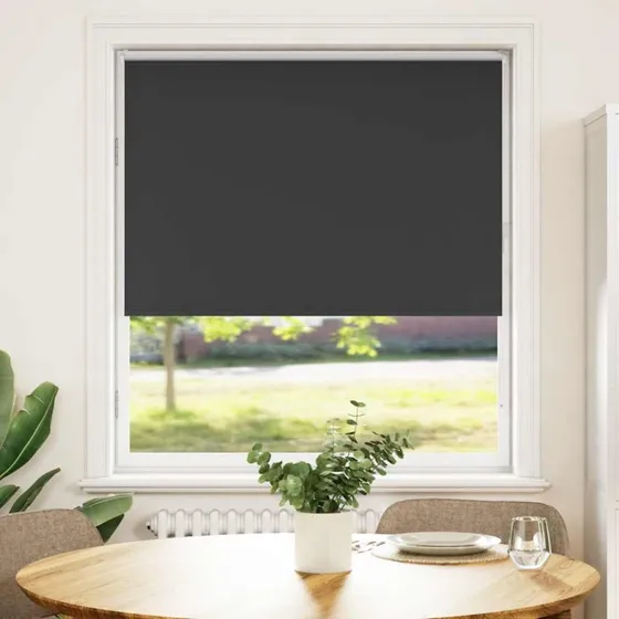 vidaXL Rullegardin Mørklægning 90x175 cm, 100% Polyester