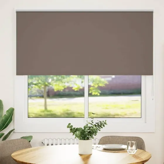 vidaXL Rullegardin Mørklægning 150x150 cm, 100% Polyester