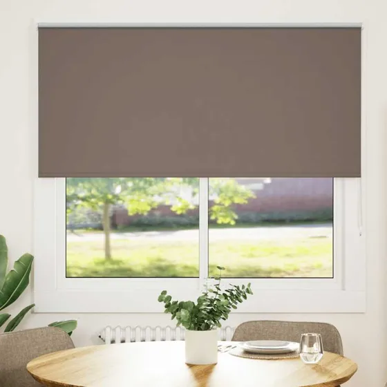 vidaXL Rullegardin Mørklægning 165x150 cm, 100% Polyester