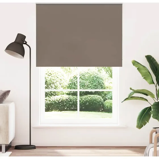 vidaXL Rullegardin Mørklægning 145x210 cm, 100% Polyester