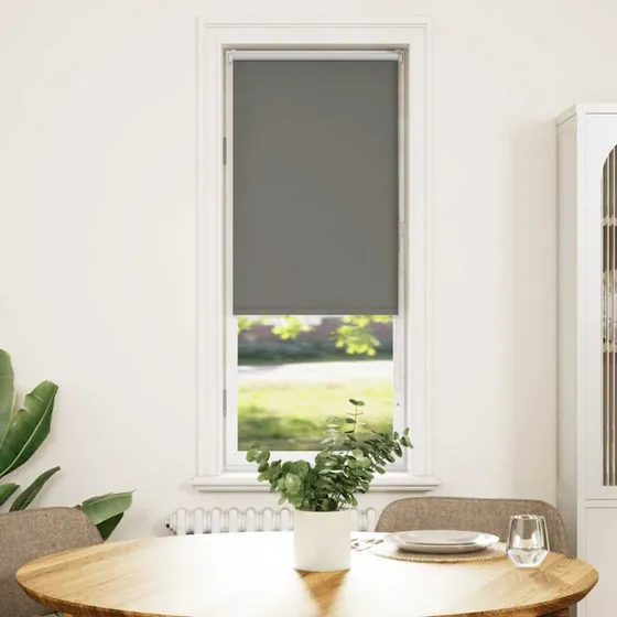 vidaXL Rullegardin Mørklægning 55x130 cm, 50,7 cm stofbredde, polyester