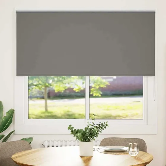 vidaXL Rullegardin Mørklægning 160x130 cm, 156,6 cm Stofbredde, Polyester