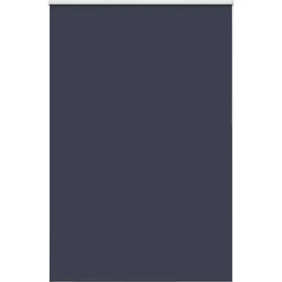 vidaXL Rullegardin Mørklægning 150x210 cm, 146,6 cm stofbredde, polyester, marineblå