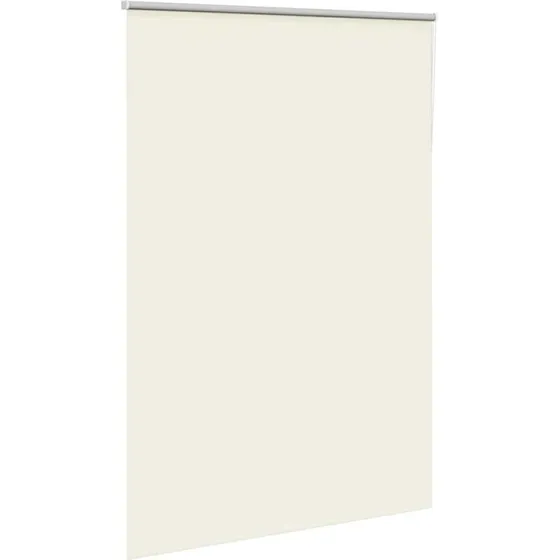 vidaXL Rullegardin Mørklægning 150x210 cm, 100% Polyester, Råhvid
