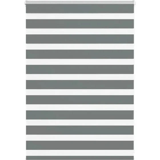vidaXL Zebragardin Mørkegrå 95x100 cm
