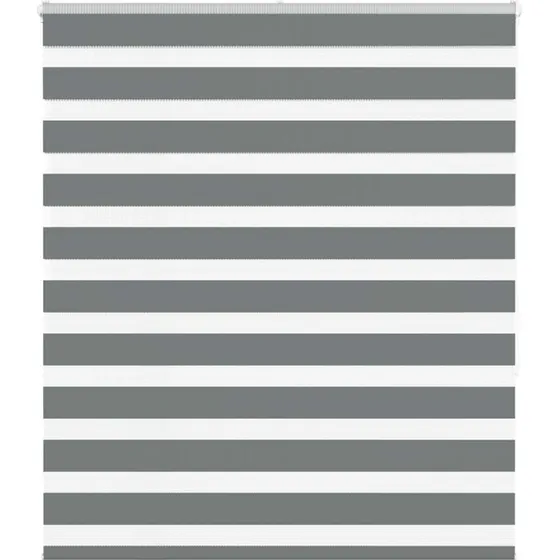vidaXL Zebragardin mørkegrå 125x150 cm