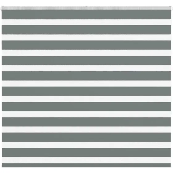 vidaXL Zebragardin Mørkegrå 155x150 cm
